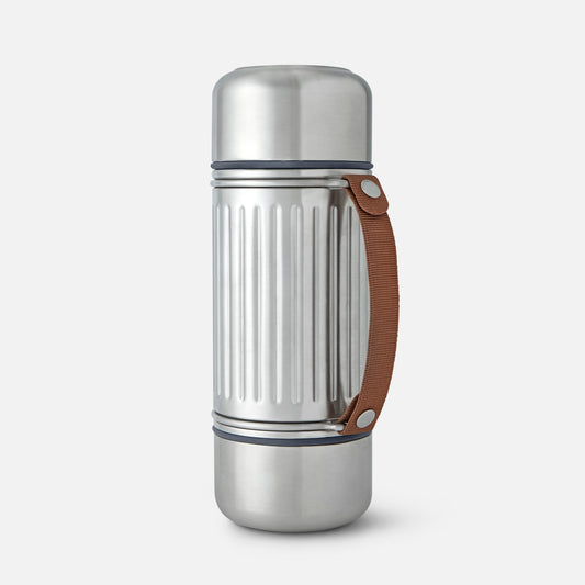 Stainless Steel Insulated Flask with 2 Cups