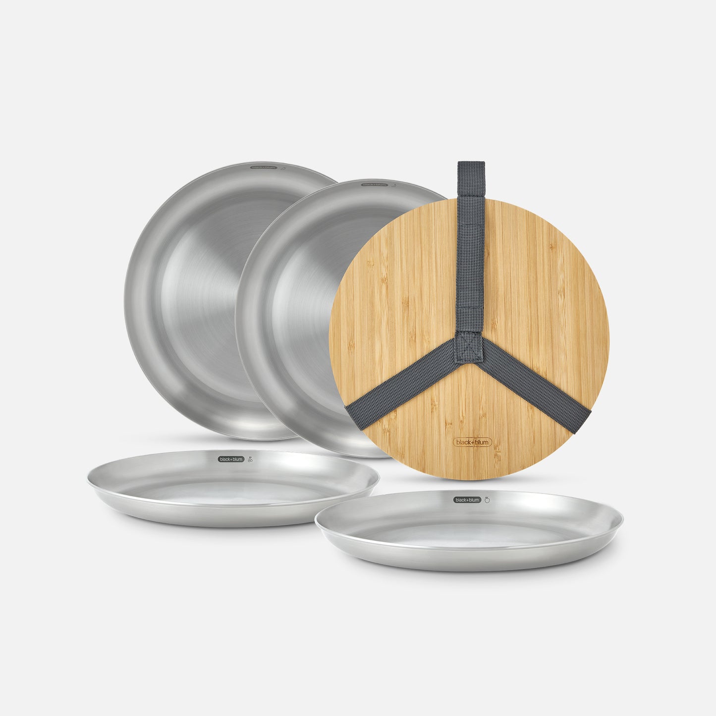 STAINLESS STEEL PLATE SET