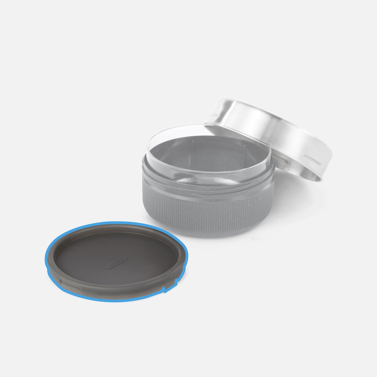 BOL LUNCH EN VERRE DE REMPLACEMENT - COUVERCLE EN SILICONE